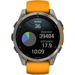 Garmin Fenix 8 47mm Amoled Sapphire Graphite DLC Titanium with Spark Orange Silicone, Экран: 47, Цвет: Orange / Оранжевый, изображение 3