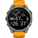 Garmin Fenix 8 47mm Amoled Sapphire Graphite DLC Titanium with Spark Orange Silicone, Экран: 47, Цвет: Orange / Оранжевый, изображение 4