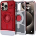 Чехол для iPhone 15 Pro Spigen Classic C1 MagSafe, ruby, Цвет: Red / Красный, изображение 7