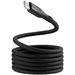 Кабель Rocket Premium Urban Mag Nylon Braid USB C - USB C 1m Black, изображение 2