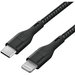 Кабель Rocket Premium Urban Nylon Braid USB C - Lightning 1m Black, изображение 2