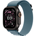 Apple Watch Ultra 3 GPS + Cellular, 49 мм, корпус из черного титана, ремешок Alpine светло-синего цвета, Экран: 49, Цвет: Blue / Голубой
