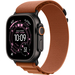 Apple Watch Ultra 3 GPS + Cellular, 49 мм, корпус из черного титана, ремешок Alpine терракотового цвета, Экран: 49, Цвет: Brown / Коричневый