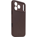 Чехол для iPhone 17 Pro Decoded Leather Back Сover Chocolate Brown, изображение 3