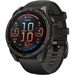 Garmin Fenix 8 47mm Amoled Sapphire Carbon Gray DLC Titanium with Black Silicone, Экран: 47, Цвет: Black / Черный