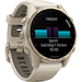 Garmin Fenix 8 43mm Amoled Sapphire Soft Gold with Fog Gray Silicone, Цвет: Gold / Золотой, изображение 2