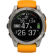 Garmin Fenix 8 51 Amoled Sapphire Graphite DLC Titanium with Spark Orange Silicone, изображение 4