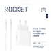 Сетевое зарядное устройство Rocket Space Combo 20W White, изображение 5