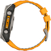 Garmin Fenix 8 51 Amoled Sapphire Graphite DLC Titanium with Spark Orange Silicone, изображение 7