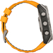Garmin Fenix 8 51 Amoled Sapphire Graphite DLC Titanium with Spark Orange Silicone, изображение 8