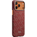 Чехол для iPhone 17 Pro Pitaka Monogram Ultra Slim Case Gold/Red, изображение 2