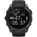 Garmin Fenix 8 51 Amoled Sapphire Carbon Gray DLC Titanium with Black Silicone, Экран: 51, Цвет: Carbon Gray, изображение 4