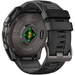 Garmin Fenix 8 51 Amoled Sapphire Carbon Gray DLC Titanium with Black Silicone, Экран: 51, Цвет: Carbon Gray, изображение 6