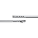 Apple MacBook Pro 16 MX2W3 Silver (M4 Max 16-Core, GPU 40-Core, 48GB, 1TB), Общий объем твердотельных накопителей (SSD): 1 ТБ, Объем оперативной памяти: 48 ГБ, Цвет: Silver / Серебристый, изображение 4