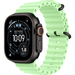Apple Watch Ultra 3 GPS + Cellular, 49 мм, корпус из черного титана, ремешок Ocean зеленого цвета, Экран: 49, Цвет: Light Green / Светло-зеленый