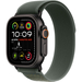 Apple Watch Ultra 2 GPS + Cellular, 49 мм, корпус из черного титана, ремешок Trail зеленого цвета, Экран: 49, Цвет: Green / Зеленый