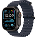 Apple Watch Ultra 2 GPS + Cellular, 49 мм, корпус из черного титана, ремешок Ocean темно-синего цвета, Экран: 49, Цвет: Blue / Синий темный