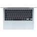Apple MacBook Air 13 MC6U4 Sky Blue (M4 10-Core, GPU 10-Core, 16GB, 512GB), Общий объем твердотельных накопителей (SSD): 512 ГБ, Объем оперативной памяти: 16 ГБ, Цвет: Sky Blue / Голубое небо, изображение 2