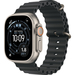 Apple Watch Ultra 3 GPS + Cellular, 49 мм, корпус из бежевого титана, ремешок Ocean черного цвета, Экран: 49, Цвет: Black matte / Черный матовый