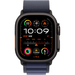 Apple Watch Ultra 2 GPS + Cellular, 49 мм, корпус из черного титана, ремешок Alpine темно-синего цвета, Экран: 49, Цвет: Navy / Синий, изображение 2