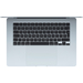 Apple MacBook Air 15 Sky Blue (M5 10-Core, GPU 10-Core, 24GB, 1TB), Общий объем твердотельных накопителей (SSD): 1 ТБ, Объем оперативной памяти: 24 ГБ, Цвет: Sky Blue / Голубое небо, изображение 2