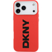 Чехол для iPhone 17 Pro Max CG Mobile DKNY PU Full Wrapped leather Verical logo Metal Cam Hard Red