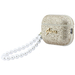 Чехол для Airpods Pro 3 Guess Glitter flakes Metal logo with Pearl hand strap Gold, изображение 3