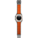 Ремешок для Apple Watch 45/46/49mm Nomad Stratos Natural Titanium Ultra Orange FKM, изображение 8