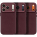 Чехол для iPhone 17 Pro Max Decoded Leather Back Cover Burgundy, изображение 8