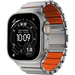 Ремешок для Apple Watch 45/46/49mm Nomad Stratos Natural Titanium Ultra Orange FKM