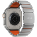 Ремешок для Apple Watch 45/46/49mm Nomad Stratos Natural Titanium Ultra Orange FKM, изображение 3