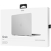 Чехол для MacBook Pro 14 uBear Grain Case White, изображение 7