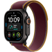 Apple Watch Ultra 4 GPS + Cellular 49mm Black Titanium Case with Burgundy Trail Loop, Экран: 49, Цвет: Vinous / Бордовый, Возможности подключения: GPS + Cellular