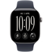 Apple Watch Series 12 GPS 46mm Space Grey Aluminium Case with Navy Blue Sport Band, Экран: 46, Цвет: Space Gray / Серый космос, Возможности подключения: GPS, изображение 2