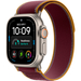 Apple Watch Ultra 4 GPS + Cellular 49mm Natural Titanium Case with Burgundy Trail Loop, Экран: 49, Цвет: Vinous / Бордовый, Возможности подключения: GPS + Cellular