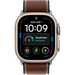 Apple Watch Ultra 4 GPS + Cellular 49mm Natural Titanium Case with Dark Umber Trail Loop, Экран: 49, Цвет: Brown / Коричневый, Возможности подключения: GPS + Cellular, изображение 2