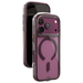 Чехол для iPhone 18 Pro VLP Bubble Case с MagSafe Dark cherry