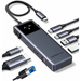 USB-хаб UGREEN CM888 (45155) UNO 7-in-1 Grey, изображение 2