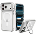 Чехол для iPhone 17 Pro Max / 18 Pro Max Spigen Ultra Hybrid Optik S MagSafe Clear/Silver, изображение 7