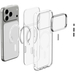 Чехол для iPhone 17 Pro Max / 18 Pro Max Spigen Ultra Hybrid Optik S MagSafe Clear/Silver, изображение 6