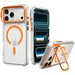 Чехол для iPhone 17 Pro Max / 18 Pro Max Spigen Ultra Hybrid Optik S MagSafe Clear/Orange, изображение 7