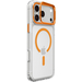Чехол для iPhone 17 Pro Max / 18 Pro Max Spigen Ultra Hybrid Optik S MagSafe Clear/Orange, изображение 3