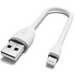 Кабель Satechi, Lightning на USB, Flexible, 0.15м, Белый