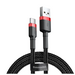 Кабель Baseus Cafule Cable USB For Type-C 2A 2M Red+Black