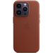 Чехол для iPhone 14 Pro Leather Case with MagSafe - Umber