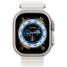 Apple Watch Series Ultra 49mm Titanium Case With White Ocean Band, Цвет: White / Белый, Возможности подключения: GPS + Cellular, изображение 2