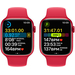 Apple Watch Series 8 45mm GPS Red Aluminum Case with Red Sport Band, Экран: 45, Цвет: Red / Красный, Возможности подключения: GPS, изображение 5