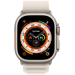 Apple Watch Series Ultra 49mm Titanium Case With Starlight Alpine Loop, Цвет: Starlight / Сияющая звезда, Возможности подключения: GPS + Cellular, изображение 2