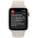 Apple Watch SE 2 2024, 40 мм, корпус из алюминия цвета «сияющая звезда», спортивный ремешок цвета «сияющая звезда», Экран: 40, Цвет: Starlight / Сияющая звезда, Возможности подключения: GPS, изображение 4