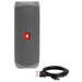 Портативная колонка JBL Flip 5 Grey (JBLFLIP5GRY), Цвет: Grey / Серый, изображение 5